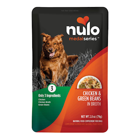 Nulo MedalSeries Chicken & Green Beans in Broth Wet Dog Food Toppers