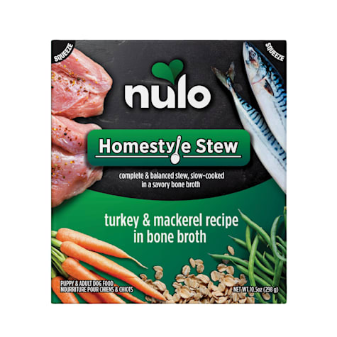 Nulo MedalSeries Homestyle Stew Turkey & Mackerel in Bone Broth Wet Dog Food