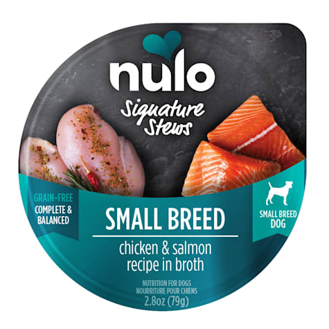 Nulo Signature Stews Chicken & Salmon in Broth Small Breed Wet Dog Food