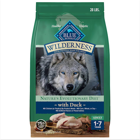 Blue Buffalo Wilderness Duck Natural High-Protein Dog Food for Adult Dogs