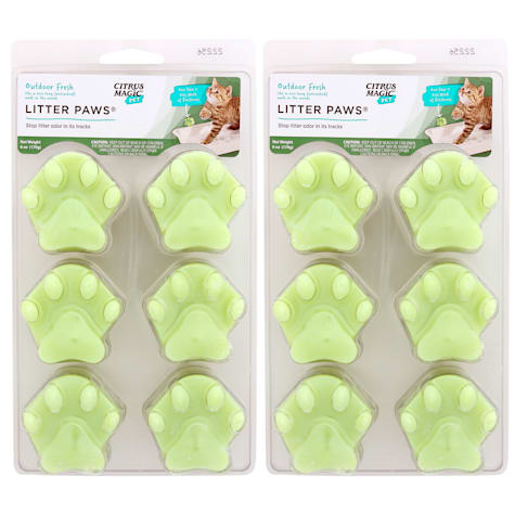 Citrus Magic Outdoor Fresh Citrus Magic Pet Odor Control Cat Paws for Litter