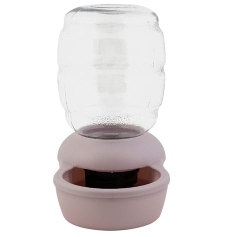 Petmate Violet Replendish Gravity Automatic Pet Waterer, Water Dispenser Station for Cats and Dogs