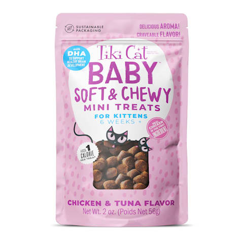 Tiki Cat Baby Soft & Chewy Chicken Flavored Cat Treats