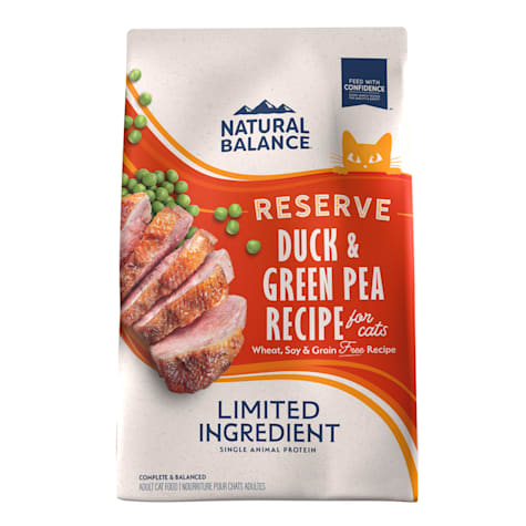Natural Balance Limited Ingredient Adult Grain Free Dry Cat Food Reserve Duck & Green Pea Recipe