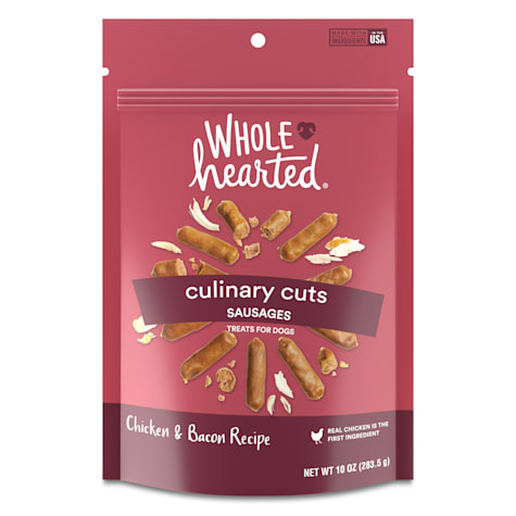 WholeHearted Culinary Cuts Sausages, Chicken & Bacon Recipe Dog Treats