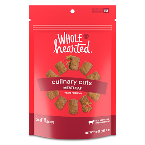 WholeHearted Culinary Cuts Meatloaf, Beef Recipe Dog Treats
