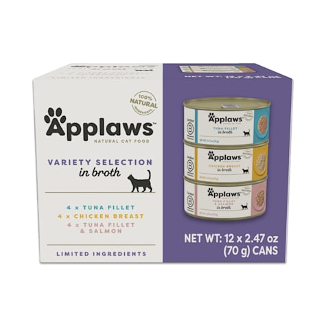 Applaws Limited Ingredient Variety of Flavors in Broth Canned Wet Cat Food