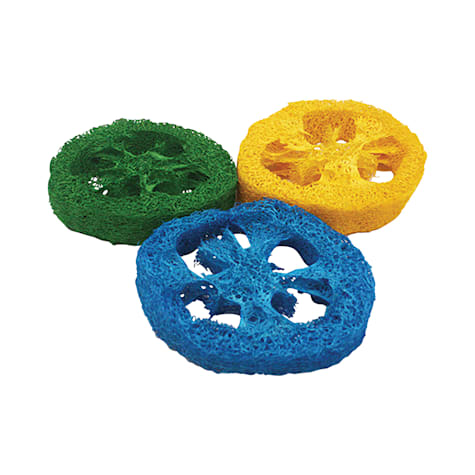 A&E Cage Company Nibbles Loofah Slices Small Animal Treats