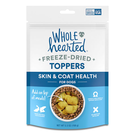 WholeHearted Freeze-Dried Skin & Coat Health Dog Food Toppers