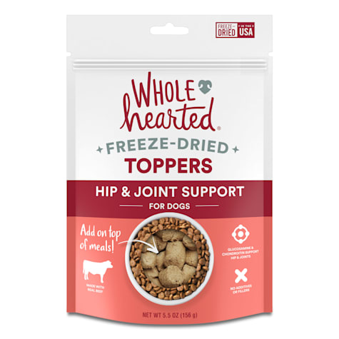 WholeHearted Freeze-Dried Hip & Joint Support Dog Food Toppers