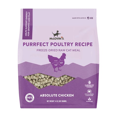 McLovin's Pet Freeze Dried Purrfect Poultry Recipe Cat Meals