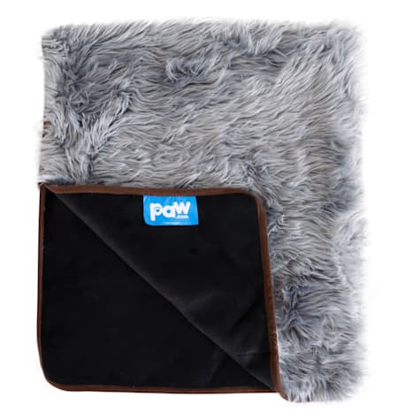 Paw Brands PupProtector Waterproof Luxury Faux Fur Washable Dog Throw Blanket