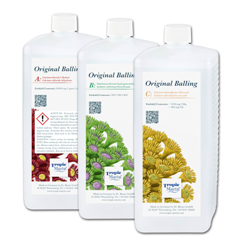 Tropic Marin Original Balling Parts A, B & C Liquid Set