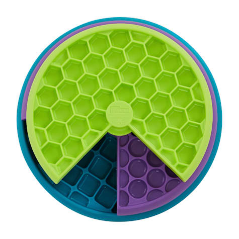 Outward Hound Lickin-Layers Interactive Puzzle Game and Slow Feeder Bowl for Dogs