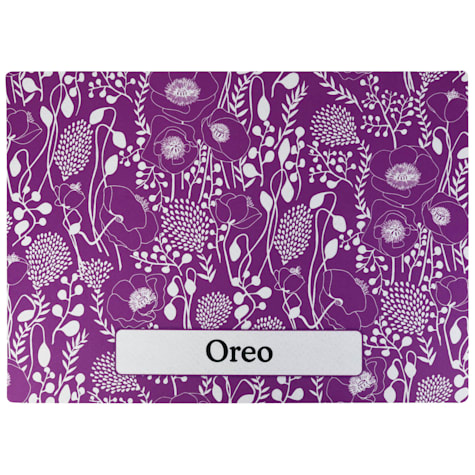 Drymate Good Medicine Plum Personalized Cat Litter Mat