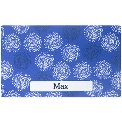 Drymate Good Medicine Blue Personalized Pet Feeding Mat