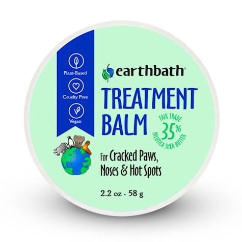 Earthbath Treatment Balm with Fair Trade Shea Butter for Cracked Paws, Noses & Hot Spots for Dogs