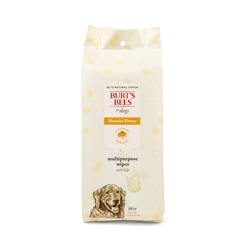 Burt's Bees Manuka Honey Multipurpose Wipes with Kelp for Dogs