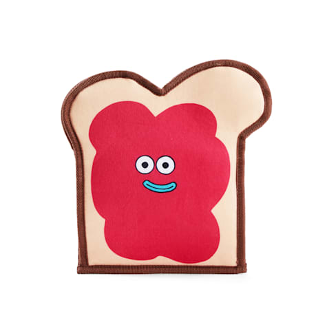 Leaps & Bounds Foraging Puzzle Plush PB & J Dog Toy