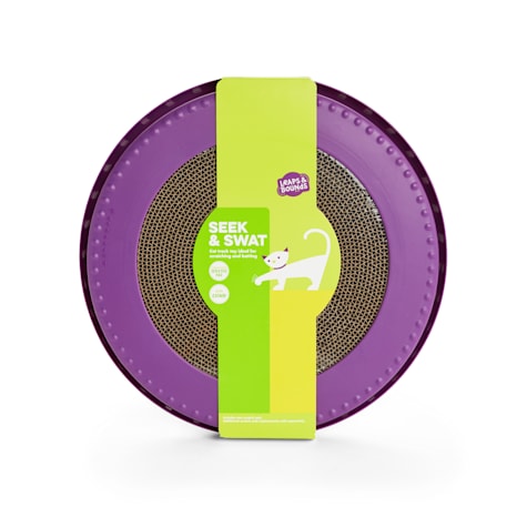 Leaps & Bounds Cat Track Toy with Replaceable Scratch Pad