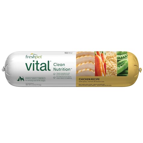 Freshpet Vital Chicken Recipe with Peas, Carrots & Brown Rice Roll Fresh Dog Food