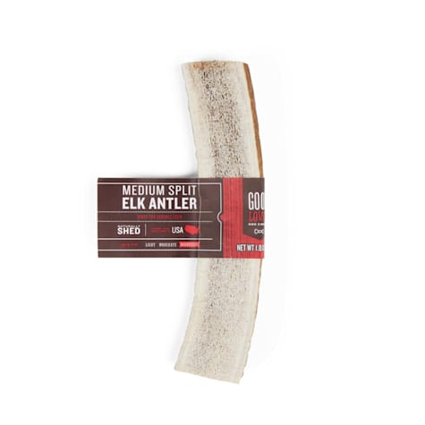 Good Lovin' Naturally Shed Split Elk Antler Dog Chew