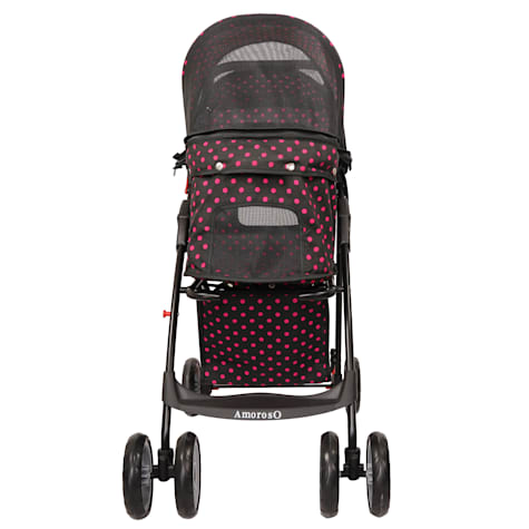 AmorosO Pet Pink Convenience Pet Stroller