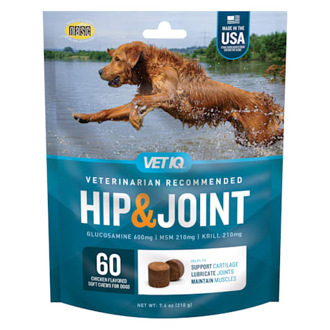 VetIQ Hip & Joint Chicken Flavor Soft Chew for Dogs