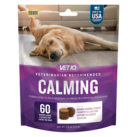 VetIQ Calming Hickory Smoke Flavor Soft Chew for Dogs