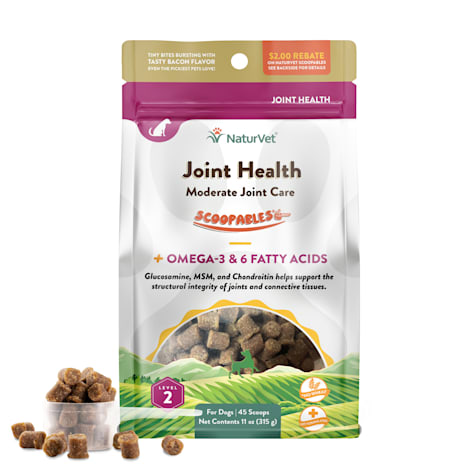 NaturVet Scoopables Joint Health Level 2 Moderate Joint Care For Dogs Chews