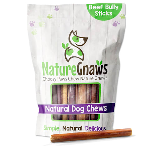 Nature Gnaws Natural Small Bully Sticks Dog Chews