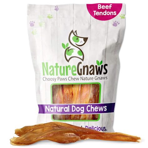Nature Gnaws Natural Beef Tendon Large Dog Chews