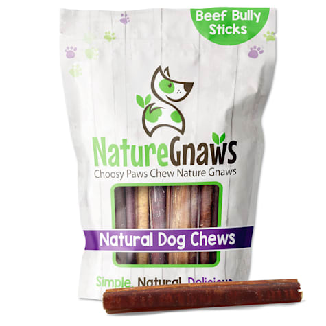 Nature Gnaws Natural Large Beef Bully Sticks Dog Chews