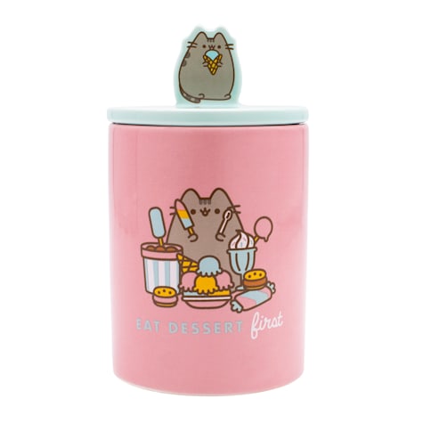 Pusheen Pink Dessert First Treat Jar