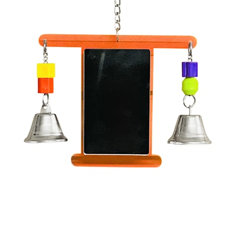 A&E Cage Company Chicken Mirror With Bell Toy