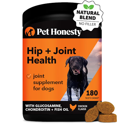 Pet Honesty Hip + Joint Health Chicken Soft Chews for Dogs