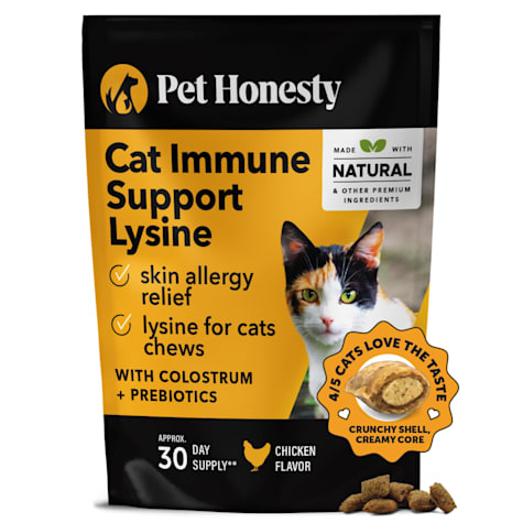 Pet Honesty Immune Support Lysine Dual Texture Supplements for Cats