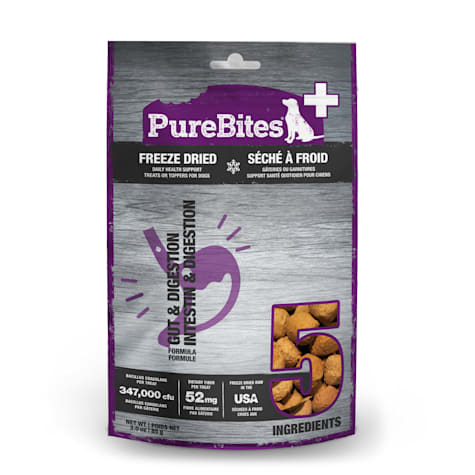 PureBites+ Gut & Digestion Freeze Dried Dog Treats