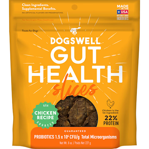 Dogswell Gut Health Chicken Slices Dog Treats
