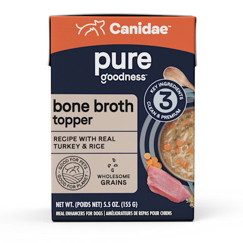 Canidae Pure Bone Broth Topper with Real Turkey & Rice Wet Dog Food