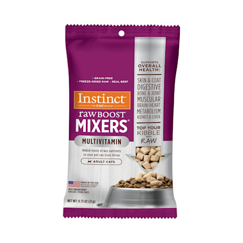Instinct Freeze Dried Raw Boost Mixers Grain Free Multivitamin for Adult Cats Food Topper