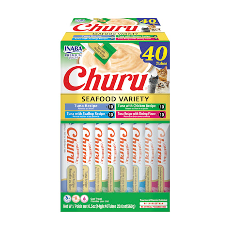 Inaba Churu Variety Box Tuna Seafood Cat Treats