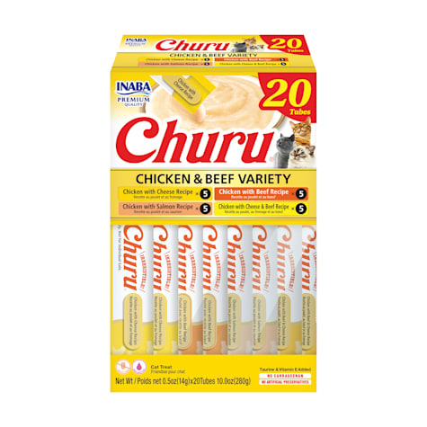 Inaba Churu Variety Box Chicken & Beef Cat Treats