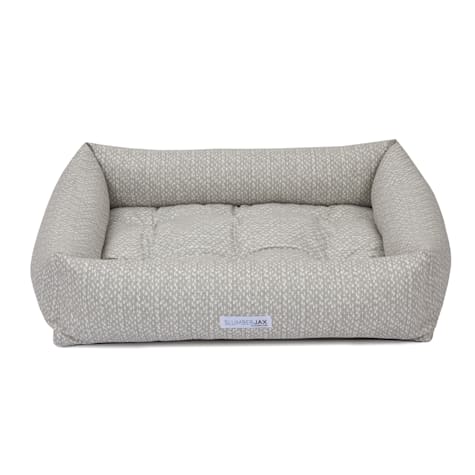 Slumber Jax Tufted Rectangular Cotton Fabric Bolster Dog Bed
