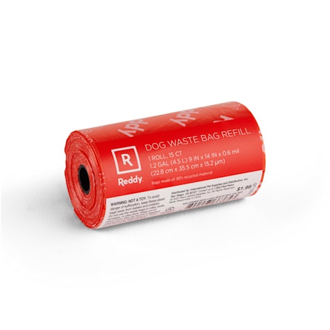 Reddy Red Logo Waste Bag Roll for Dogs