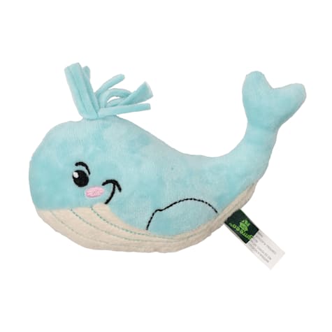 Grrreen Whale Plush Cat Toy