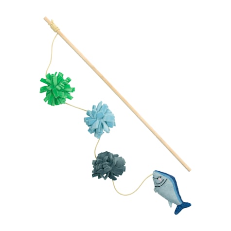 Grrreen Fish Teaser Cat Toy