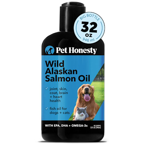 Pet Honesty Wild Alaskan Salmon Oil for Dogs & Cats