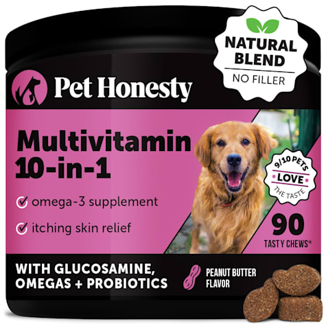 Pet Honesty 10 in 1 Multivitamins Peanut Butter Flavor for Dogs