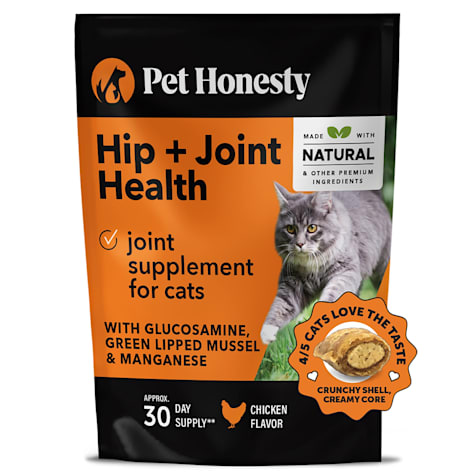 Pet Honesty Hip & Joint Health Chicken Flavor Dual Texture Chews for Cats